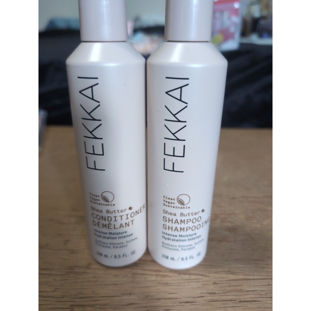 FEKKAI Shea Butter Shampoo + Conditioner Intense Moisture Dry Curly Full Size